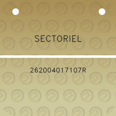 sectoriel-262004017107r