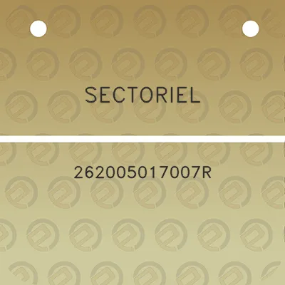 sectoriel-262005017007r