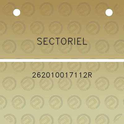 sectoriel-262010017112r