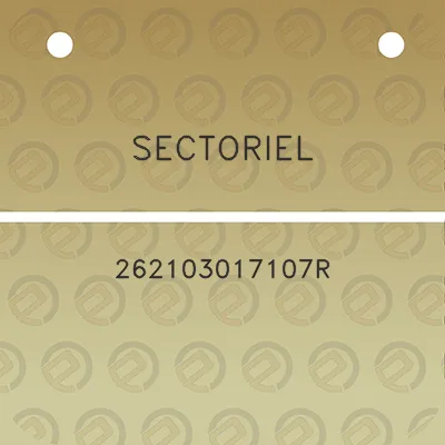 sectoriel-262103017107r