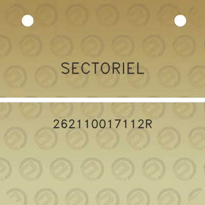 sectoriel-262110017112r