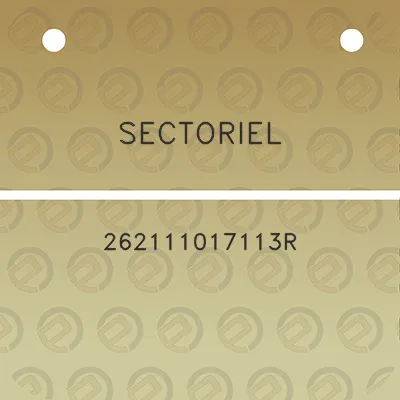 sectoriel-262111017113r