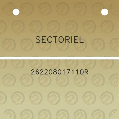 sectoriel-262208017110r