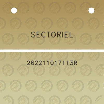 sectoriel-262211017113r