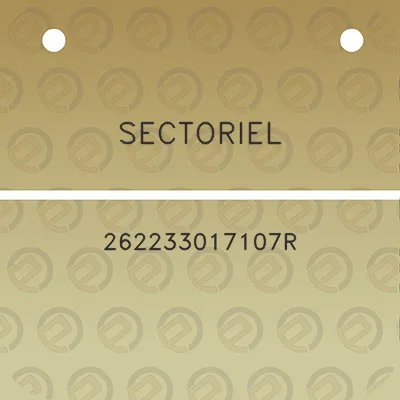 sectoriel-262233017107r