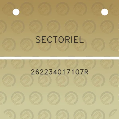 sectoriel-262234017107r