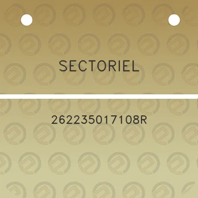 sectoriel-262235017108r