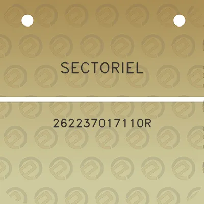 sectoriel-262237017110r