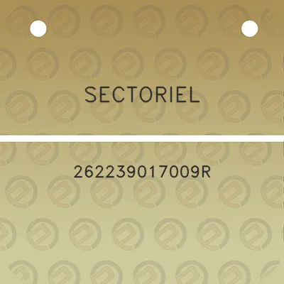 sectoriel-262239017009r