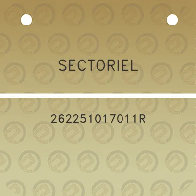 sectoriel-262251017011r