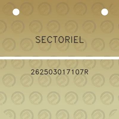 sectoriel-262503017107r