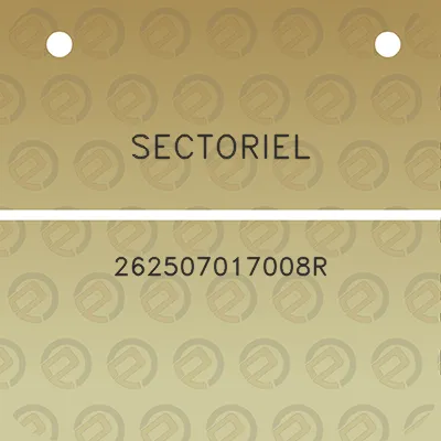 sectoriel-262507017008r