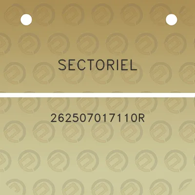 sectoriel-262507017110r