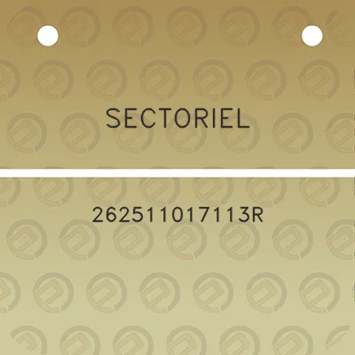 sectoriel-262511017113r