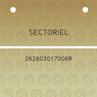 sectoriel-262603017006r