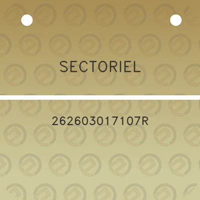 sectoriel-262603017107r