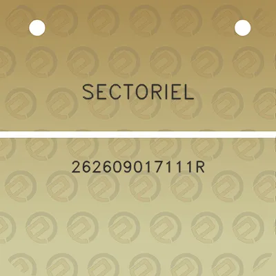 sectoriel-262609017111r