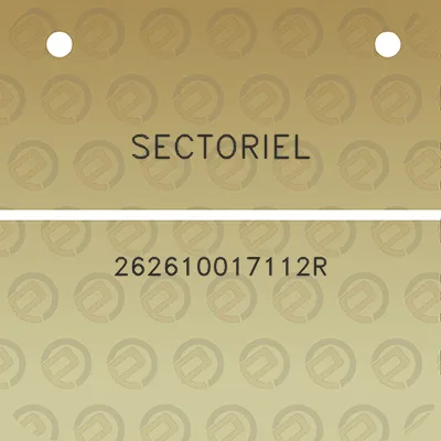 sectoriel-262610017112r