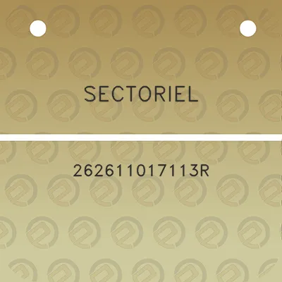 sectoriel-262611017113r