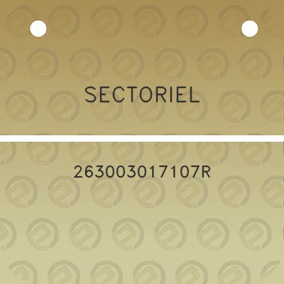 sectoriel-263003017107r