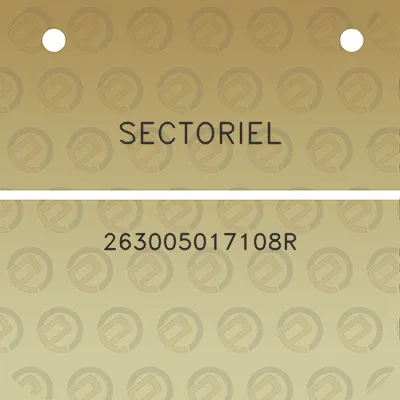 sectoriel-263005017108r