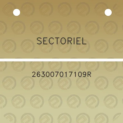 sectoriel-263007017109r