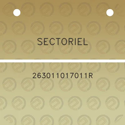 sectoriel-263011017011r