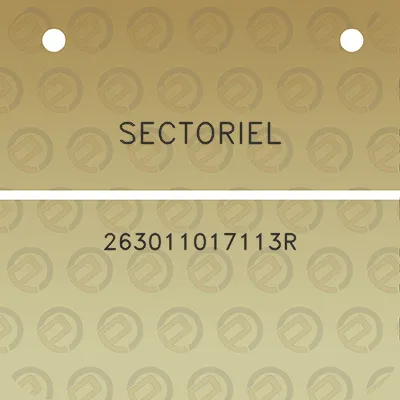 sectoriel-263011017113r