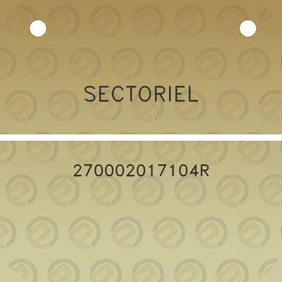 sectoriel-270002017104r