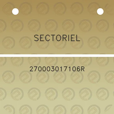 sectoriel-270003017106r