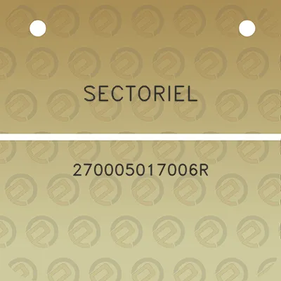 sectoriel-270005017006r