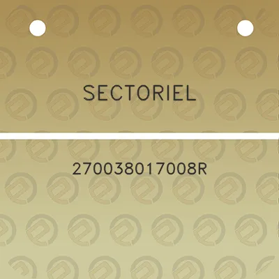 sectoriel-270038017008r