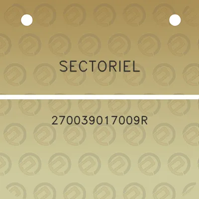 sectoriel-270039017009r