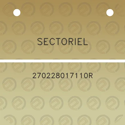 sectoriel-270228017110r