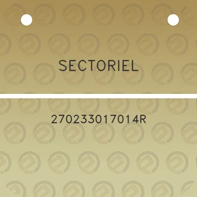 sectoriel-270233017014r