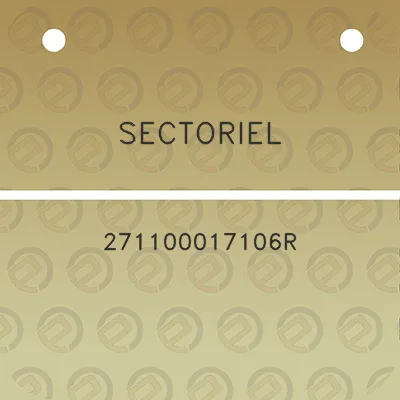 sectoriel-271100017106r