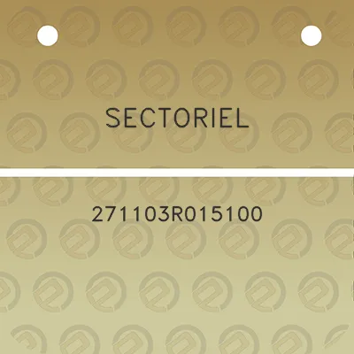 sectoriel-271103r015100