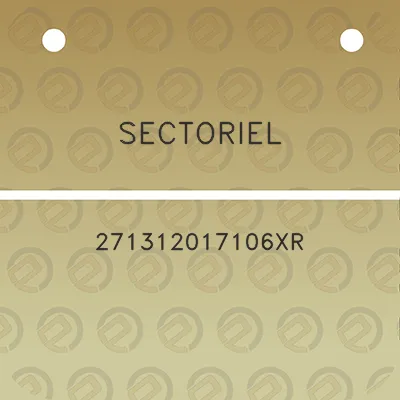 sectoriel-271312017106xr