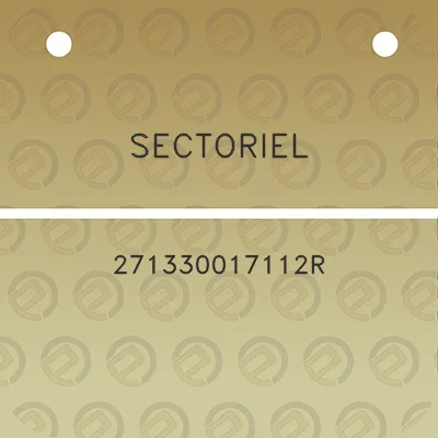 sectoriel-271330017112r