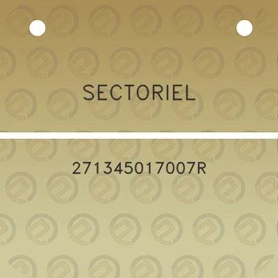 sectoriel-271345017007r