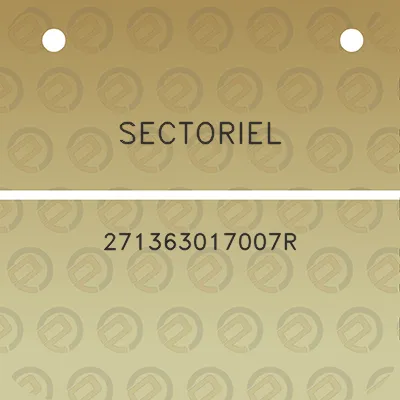 sectoriel-271363017007r