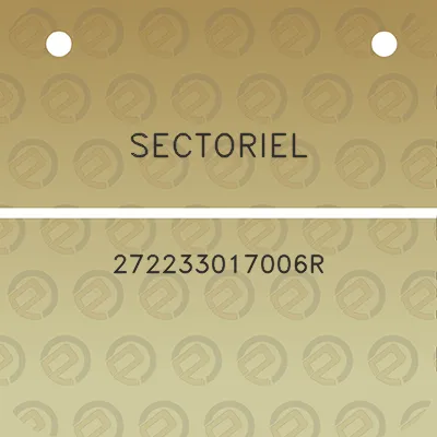 sectoriel-272233017006r