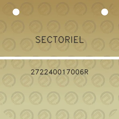 sectoriel-272240017006r