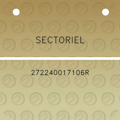 sectoriel-272240017106r