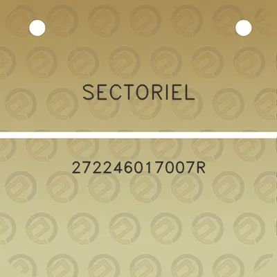 sectoriel-272246017007r