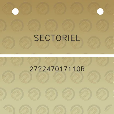 sectoriel-272247017110r