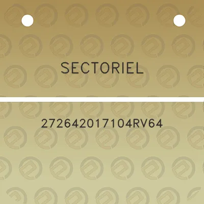 sectoriel-272642017104rv64