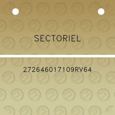 sectoriel-272646017109rv64