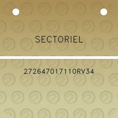 sectoriel-272647017110rv34