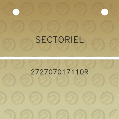 sectoriel-272707017110r